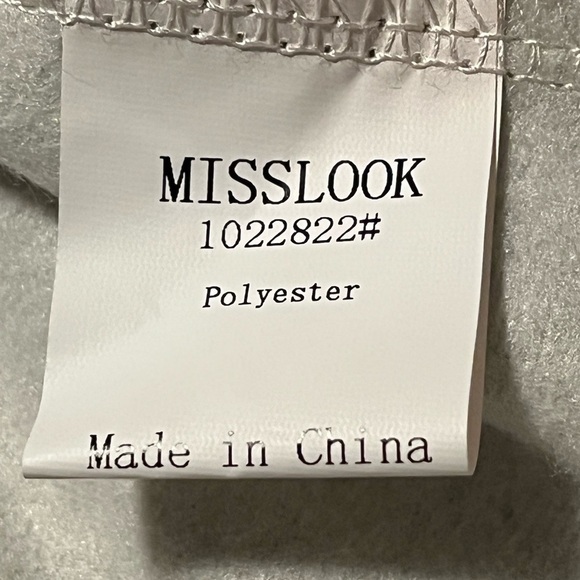 MISSLOOK Hooded Floral Jacket Sz Large - Picture 8 of 8